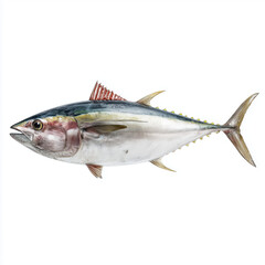 Obraz premium Majestic Tuna: A Stunning Seafood Masterpiece , isolated on white background