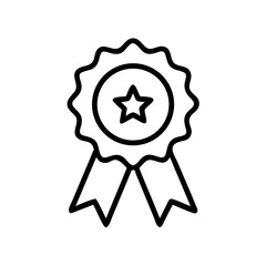 Fototapeta premium award badge recognition benefit on transparent background for web and graphic design