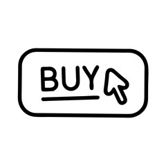 buy button alt style on transparent background for web and graphic design
