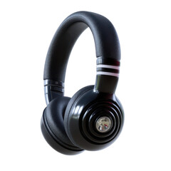 A pair of scenic headphones with a music spiral design for an immersive and engaging listening experience.