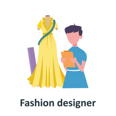 Fashion designer Vector illustration which can easily modify or edit