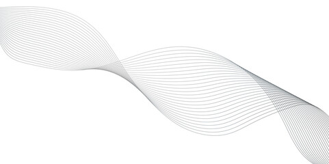 Abstract background with black waves lines and smoke, grey white abstract background with flowing particles, connecting dots and lines on a white background.