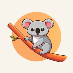 flat design koala