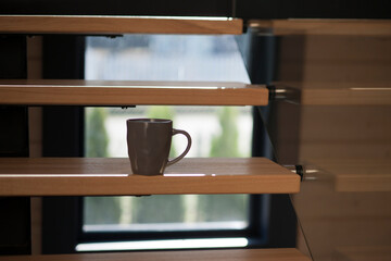 mug on the stair