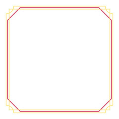 Obraz premium Blank Frame Lines Lunar