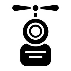 Robot vector icon design 