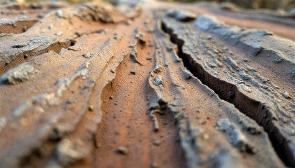 Organic Surface Texture Close-Up