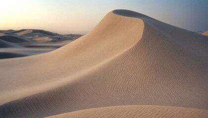 Gentle Sand Dunes with Soft Ambient Light