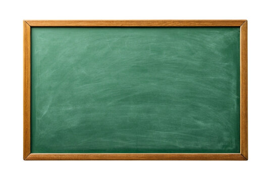 blank blackboard with chalk