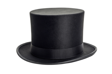 top hat isolated on white