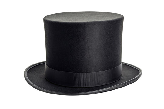 top hat isolated on white