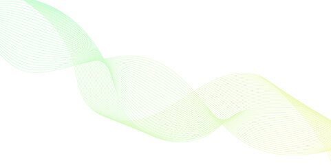  abstract multicolor gradient wave lines vector,   flowing lines with gradient texture, soft Waves in light green Colors, green wave line.
