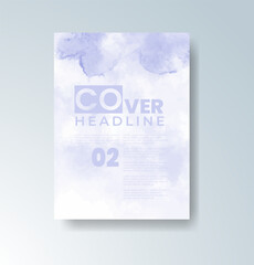 Cards with watercolor background. Design for your cover, date, postcard, banner, logo.