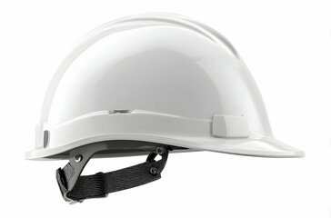 Fototapeta premium White Hard Hat Close-up for Construction Safety