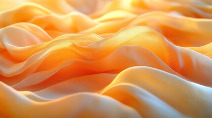 Obraz premium Soft, flowing peachy fabric