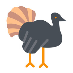 Turkey Vector Design Icon Style