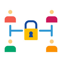 Secure connection Vector Design Icon Style