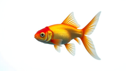 Obraz premium goldfish isolated on white
