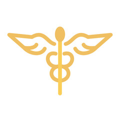 Caduceus Vector Design Icon Style