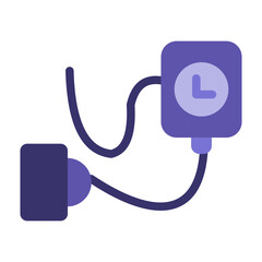 Blood Pressure Cuff Vector Design Icon Style