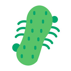 Bacteria Vector Design Icon Style
