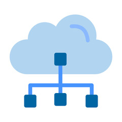 Cloud Architecture Vector Design Icon Style
