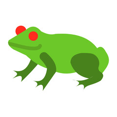 Frog Vector Design Icon Style