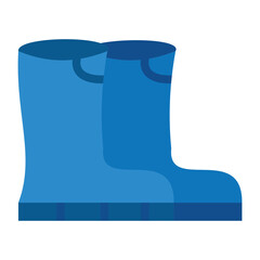 Rain Boots Vector Design Icon Style