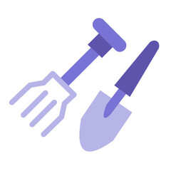 Gardening Tools Vector Design Icon Style