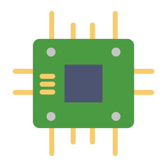 Motherboard Vector Design Icon Style