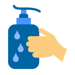 Hand Soap Vector Design Icon Style
