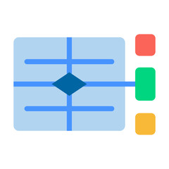 Obraz premium Wireframe Vector Design Icon Style