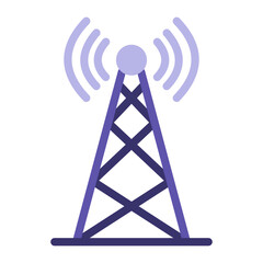 Broadcast Tower Vector Design Icon Style