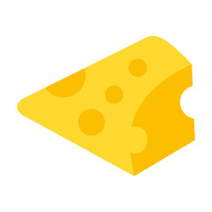 Cheese Vector Design Icon Style