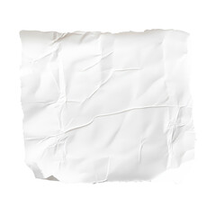 Obraz premium Crumpled white paper resting on a flat surface in a bright room during daytime