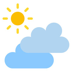 Cloudy Vector Design Icon Style