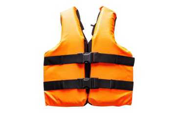 Essential flotation life vest graphic ideal for boating safety materials and emergency preparedness visuals