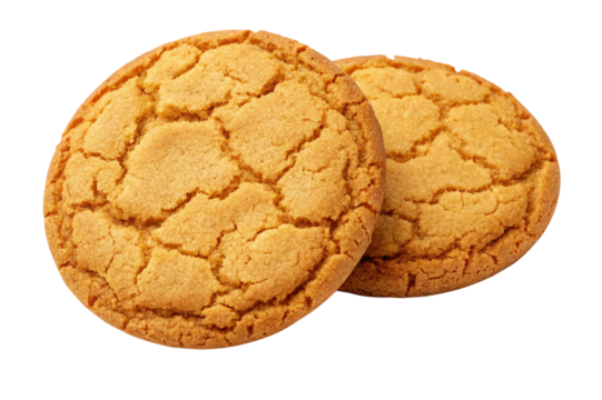 cookies on white background
