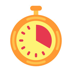 Stopwatch Vector Design Icon Style
