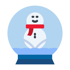 Snow Globe Vector Design Icon Style