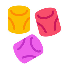 Marshmallow Vector Design Icon Style