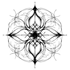 Black Line Art Flowers Minimalist Floral Vector Illustrations