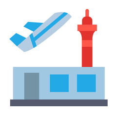 Airport Vector Design Icon Style