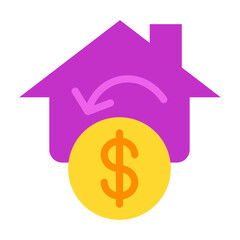 Obraz premium Refinance Vector Design Icon Style