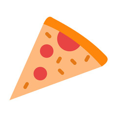 Pizza Slice Vector Design Icon Style