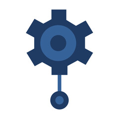 Cogwheel Vector Design Icon Style