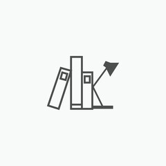 Book Icon Line Design