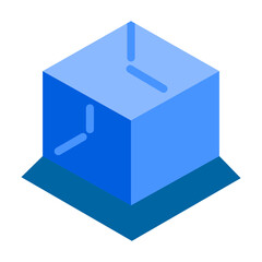 Cube Vector Design Icon Style