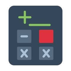 Fototapeta premium Calculating Vector Design Icon Style