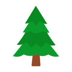 Obraz premium Pine Tree Vector Design Icon Style